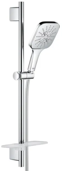 Grohe Rainshower SmartActive 130 Cube brusesæt, 3 stråletyper, krom